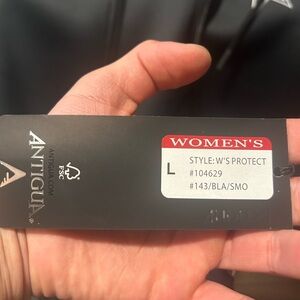 Antigua Women's Black Protective Jacket